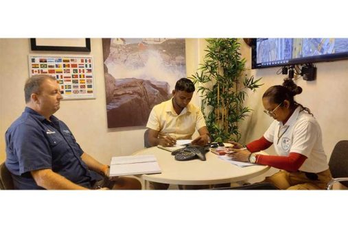 The key objective of the visit was to evaluate Stena Carron’s adherence to the Occupational Safety and Health Act, Cap. 99:06, in addition to international safety protocols and national labour regulations