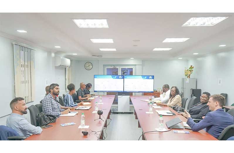 The meeting, held at the Ministry’s Boardroom, brought together OPITO Chief Executive Officer, Mr. Stephen Jones, and Vice President of Strategic Partnerships for South America, Mr. Patrick Modolo, alongside senior officials of the Ministry of Labour