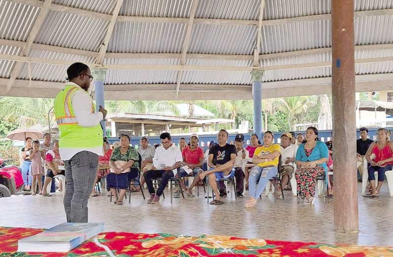 Mahdia residents attended a four-day seminar on Guyanese labour laws, child labour prevention, and workplace safety