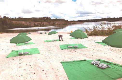 The Blue Lake at Kara Kara, Linden