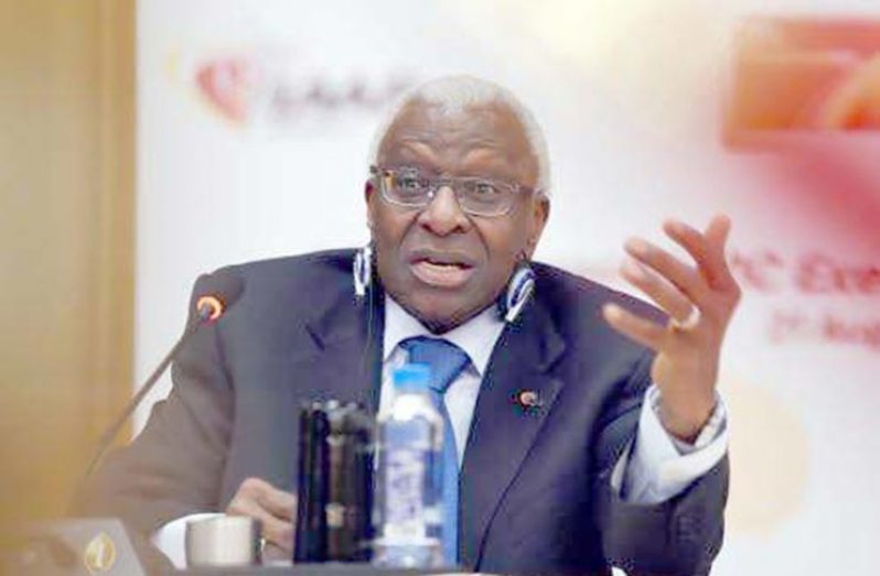 Former global athletics supremo Lamine Diack