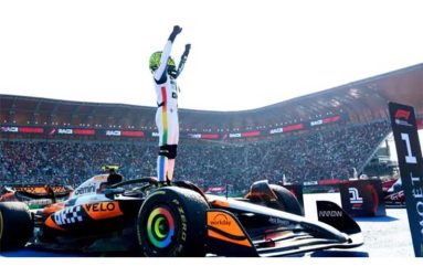 Lando-Norris Lando Norris is now one point above team-mate Oscar Piastri at the top of the world championship standings