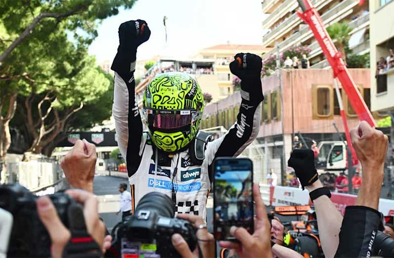 Lando Norris took the win in Monaco