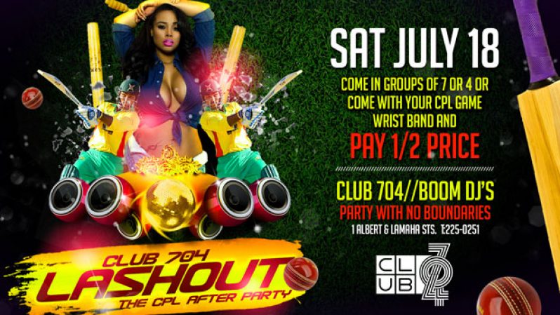 Lashout CPL After Party set for 704 Club