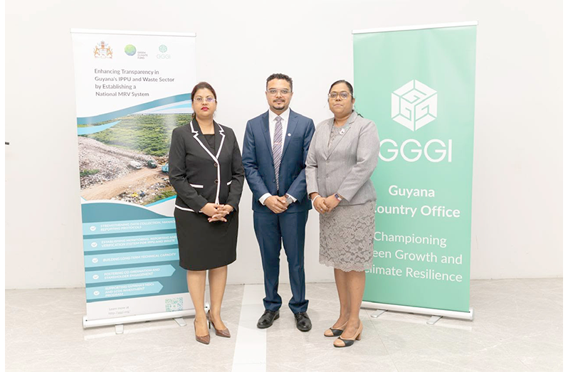 The Department of Environment and Climate Change, in collaboration with the local Global Green Growth Institute team, on Tuesday launched a new initiative to strengthen emissions monitoring and reporting in Guyana’s Industrial Processes and Product use and other sectors