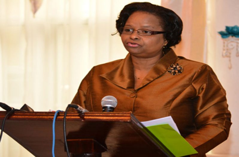 Social Protection Minister Volda Lawrence