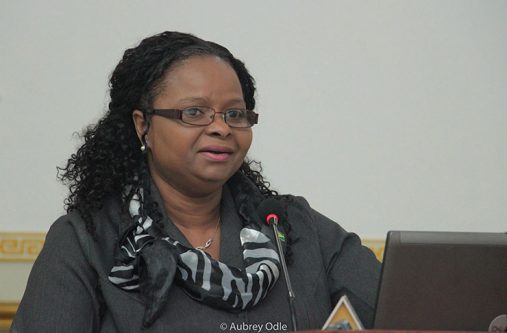Public Health Minister Volda Lawrence