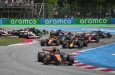 Piastri led away when the race began, while Norris was overtaken by Verstappen as further drama played out behind