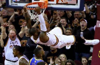 LeBron James scored 18 consecutive Cavaliers points at the end of the third quarter and into the fourth.