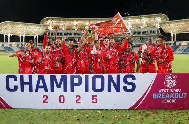 The Trinidad and Tobago Legions were crowned champions of the inaugural West Indies Breakout League. (Photo courtesy CWI Media)