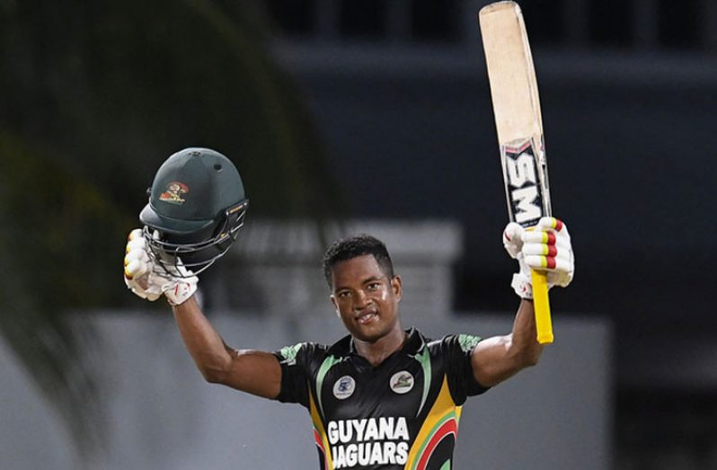 Guyana Jaguars captain Leon Johnson
