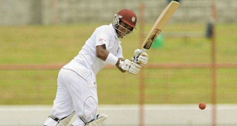 Leon Johnson is set to open the West Indies batting with Kraigg Brathwaite today.
