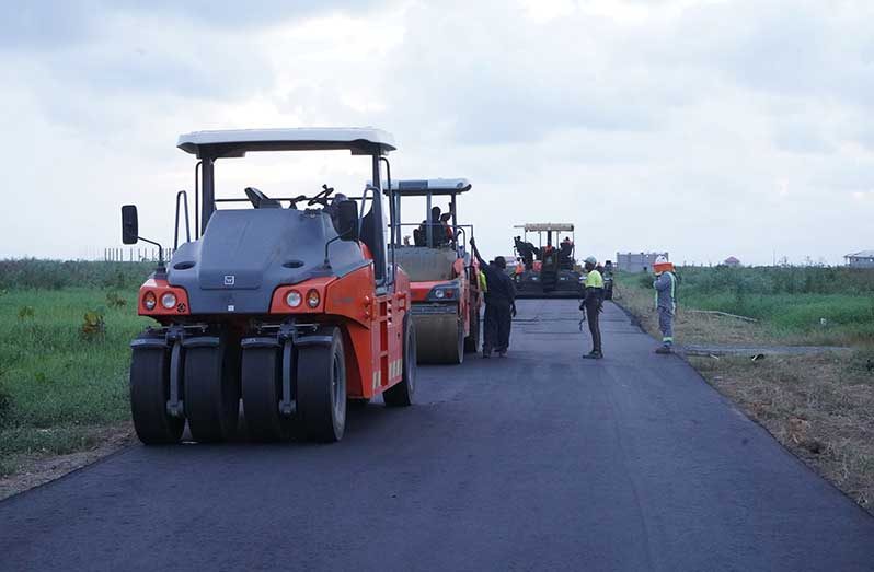 Work continues on the alternative access road linking Ruimzeight to Tuschen through Leonora