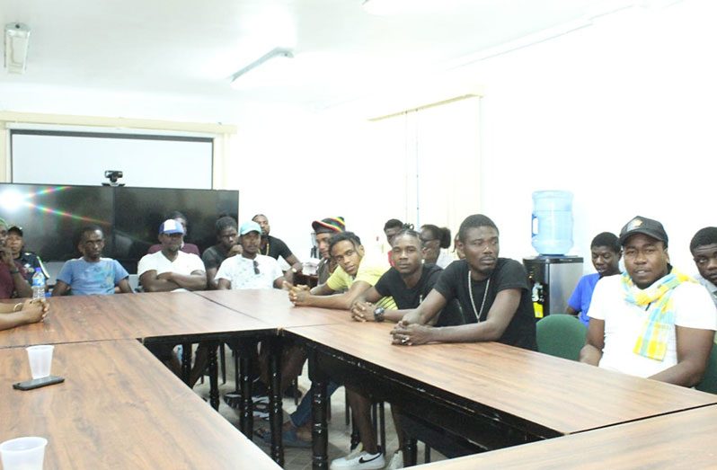 Leopold Street, Albouystown youths meet officials on skills training