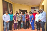Director General, Dr. Vishwa Mahadeo alongside leadership and staff of the Lethem Hospital