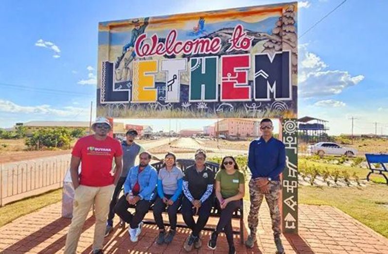 Local tour operators on a tour of Lethem