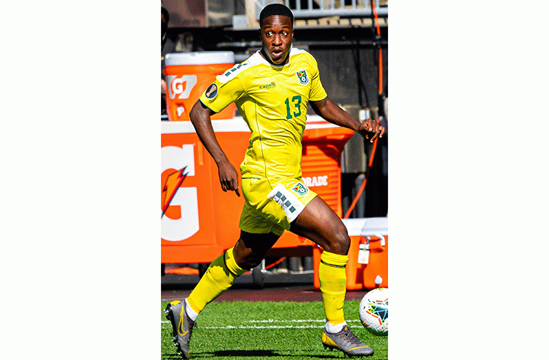 Guyana International Liam Gordon