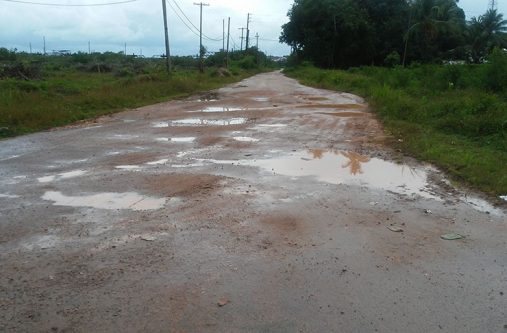One of the roads in Linden that will be rehabilitated this year