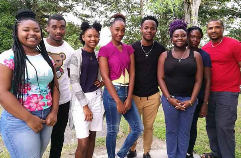 Some executive members of the Linden Youth Leaders