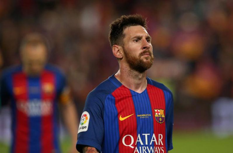Barcelona football star Lionel Messi
