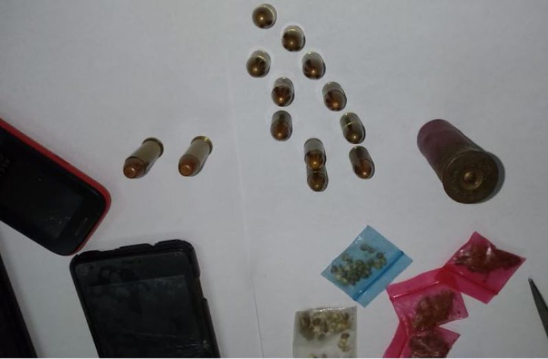 The items seized in Industry, ECD.