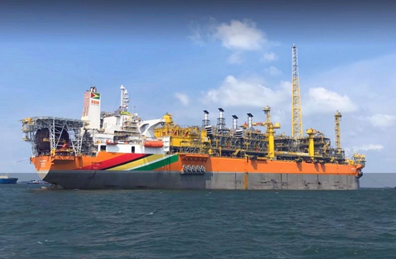 The Liza Destiny Floating Production Storage and Offloading (FPSO) vessel