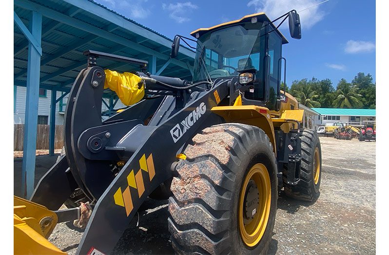 The newly commissioned front-end loader