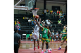 Action in the Inter Guiana Games Basketball segment