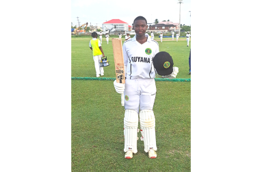 Man-of-the-Match Lomar Seecharran who made a
brilliant half-century