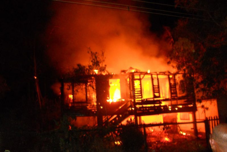 Ms Olive London house ablaze, resulting in the death of her sister Margaret on September 25, 2013