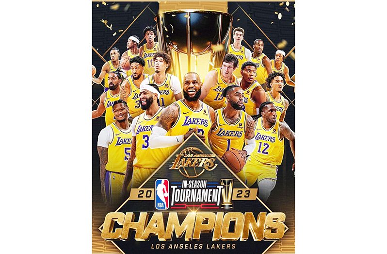 Inaugural NBA In-season champions, Los Angeles Lakers