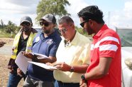 Minister of Housing, Collin Croal, announced the progress on Wednesday during a site visit to assess ongoing works across the more than 650-acre development