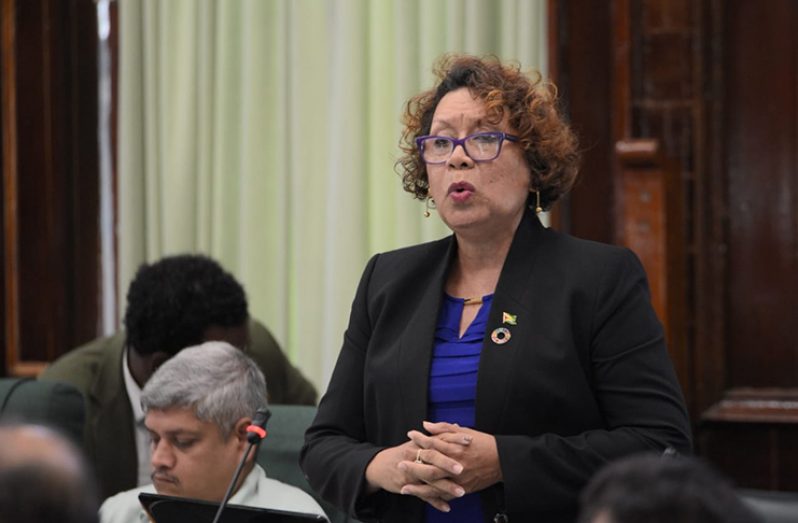 Minister within the Ministry of Indigenous People’s Affairs and AFC Executive Member, Valerie Garrido-Lowe