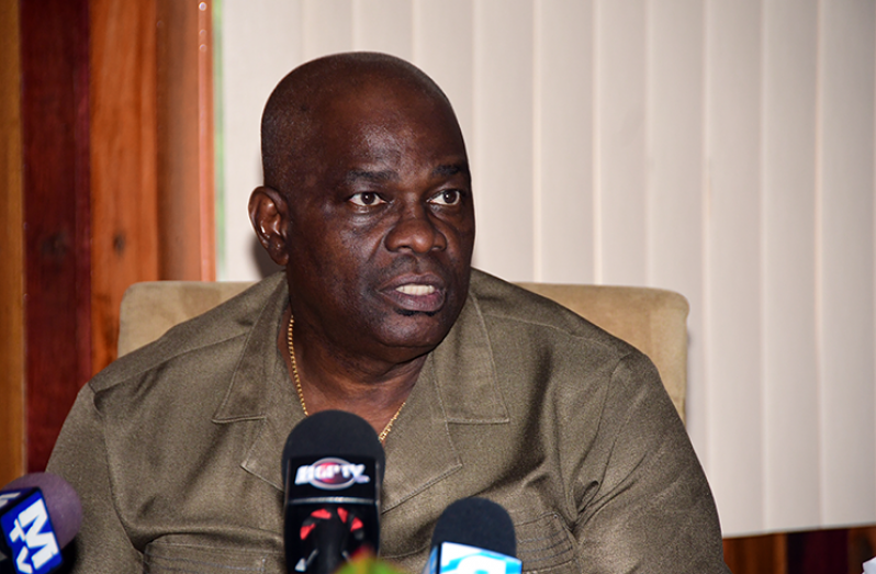 Chief Elections Officer (CEO), Keith Lowenfield (Adrian Narine photo)