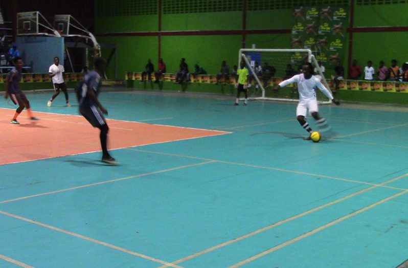Action in the Magnum Mash Futsal 2019.