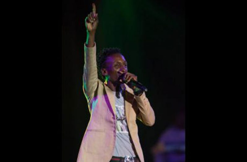 Mark Batson during his performance in Jamaica (Photo compliments Jamaica Gleaner)