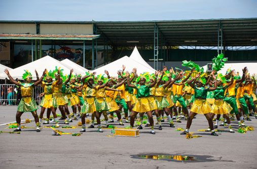 A section of the Region Four band last Saturday