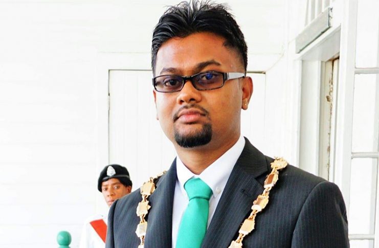 Mayor of Georgetown, Ubraj Narine.