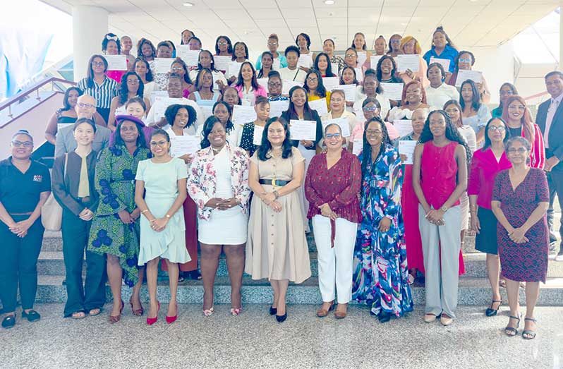 Guyanese passionate about early childcare development have now been given the training as well as the capital to pursue ventures of their own through the Ministry of Human Services and Social Security as a $100,000 cash grant will soon be distributed to the 50 graduates of its Early Childhood Development (ECD) Level Three Programme