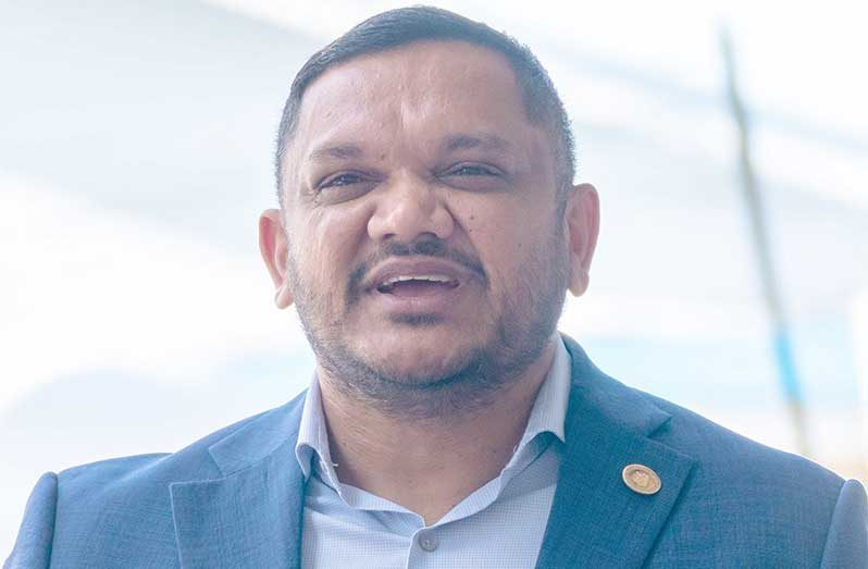 Minister of Natural Resources, Vickram Bharrat
