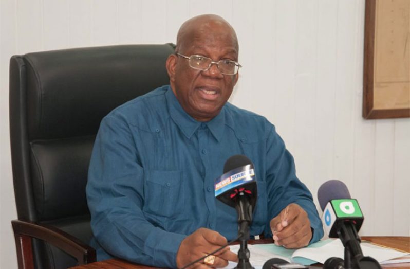 Minister of Finance, Hon. Winston Jordan