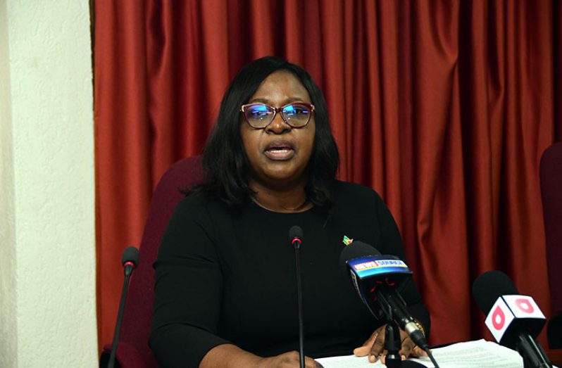 Minister of Foreign Affairs, Hon. Dr. Karen Cummings