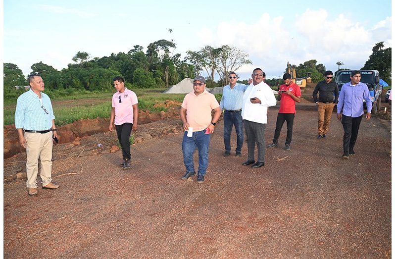 The government’s aggressive push to expand housing access in hinterland regions continues to advance, with infrastructural works on the new Tract ‘A’ Housing Scheme in Mabaruma, Region One, now 45 per cent complete