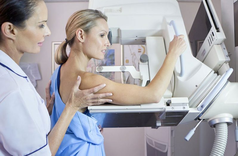 A recent step survey found that 95 per cent of more than 168,000 women in Guyana have never had a mammogram done