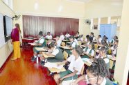 The rehabilitated classrooms at Mackenzie High in Linden