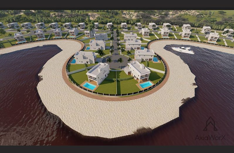 An artist’s impression of the $2.5B Madewini Waterfront Villas