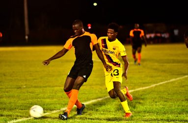 The match between BV/Buxton (left) and Mahaica/Mahaicony was entertaining