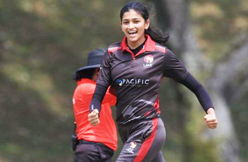 UAE's left-arm seamer Mahika Gaur was player-of-the-match as she took five wickets for two runs off four overs with two maidens