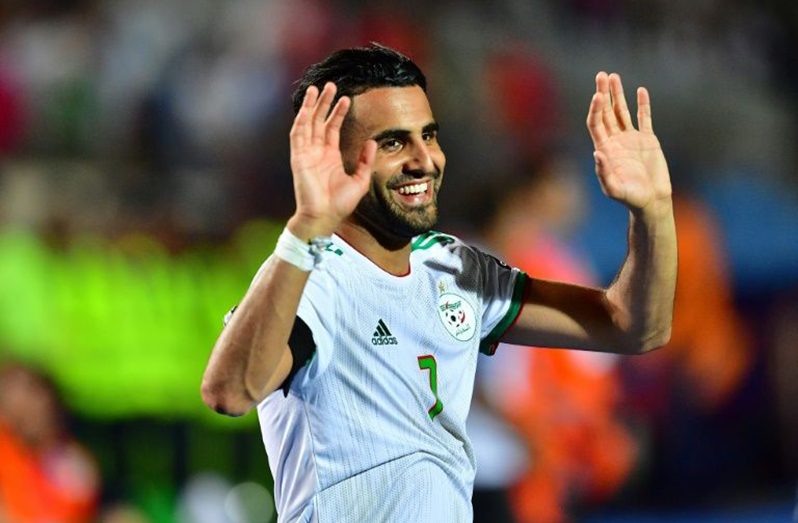 Manchester City winger Riyad Mahrez