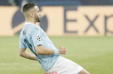 Mahrez's winner was his second direct free-kick goal in the Champions League - his first coming for Leicester.